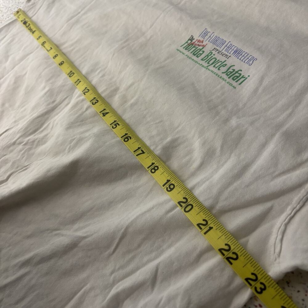 Vintage 1999 Florida Bicycle Safari Shirt Sleeve Shirtlive Oak 19th Annual XL - Picture 3 of 8